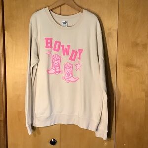 Pacific & Co. Howdy sweatshirt, size XL